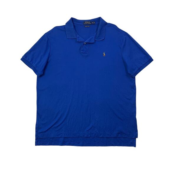 Polo Ralph Lauren Shirt Mens XL Extra Large Surf Pima Soft Touch Droptail Hem - Picture 1 of 8
